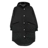 Barbour Quilted Hooded Jacket In Black