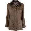Barbour Beadnell Waxed Jacket In Brown