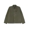 Barbour Utility Jacket Corduroy Collar In Green