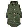 Barbour Hilary Quilted Jacket Hood In Green