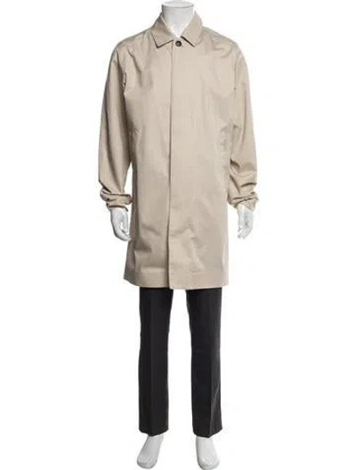 Pre-owned Barbour Overcoat In Neutral