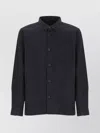 Barbour Oversize Cotton Shirt Long Sleeves In Black