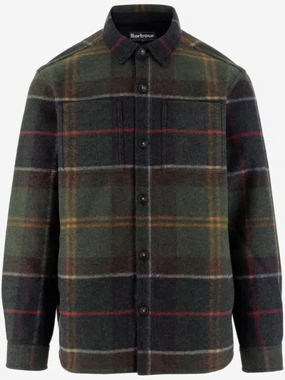 BARBOUR BARBOUR OVERSIZE SHIRT WITH CHECK PATTERN