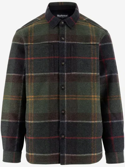Barbour Oversize Shirt With Check Pattern In Brown