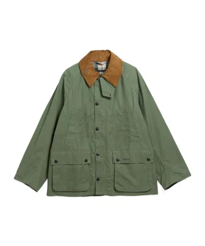 Barbour Oversized Bedale Casual Jacket In Green