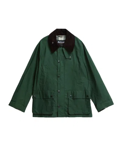 Barbour Oversized Bedale Casual Jacket In Sage