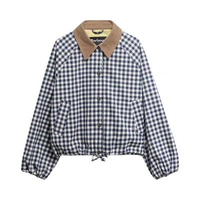 Pre-owned Barbour Ovingham Casual Jacket 'navy/neutral' | Blue | Women's Size 10