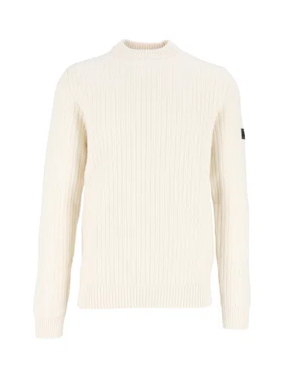 Barbour Oxham Knitted Jumper In Animal Print