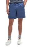 Barbour Oxtown Drawstring Shorts In Dark Denim