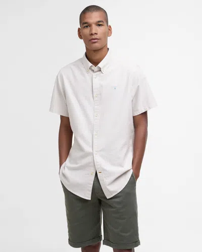 Barbour Oxtown Mens Tailored Shirt In White