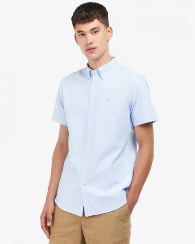 Barbour Oxtown Mens Tailored Shirt In Blue