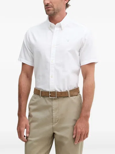 Barbour Oxtown Short-sleeve Shirt In White