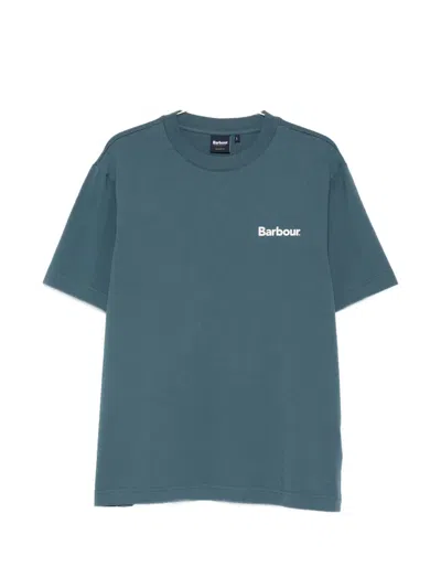 Barbour Packling Logo T-shirt In Blue