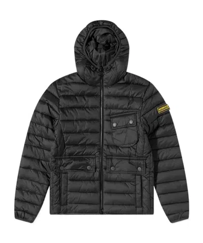 Barbour Padded Hooded Jacket In Black