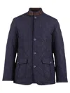 Barbour Lutz Quilted Jacket In Blue