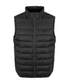Barbour Padded Logo Gilet In Black