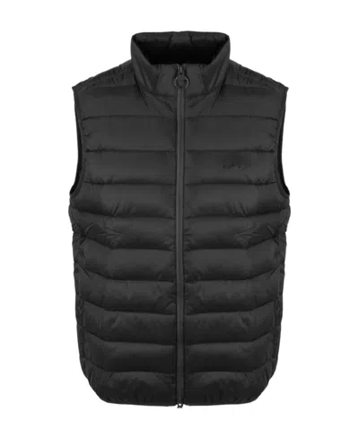 Barbour Padded Logo Gilet In Black