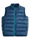 Barbour Padded Sleeveless Zip Jacket In Blue