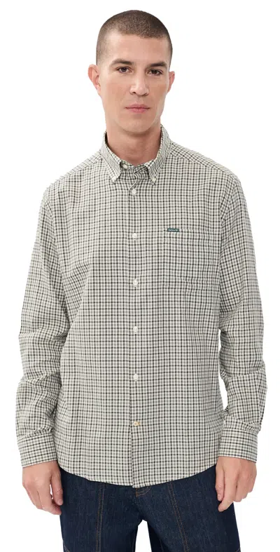 Barbour Padshaw Gingham Shirt Olive