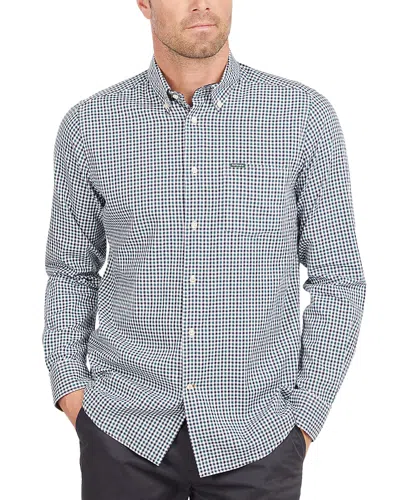 Barbour Padshaw Check Button-down Shirt In Green