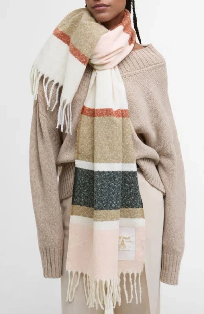 Barbour Paige Fringe Scarf In Multi