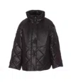 Barbour Black Down Jacket In Black