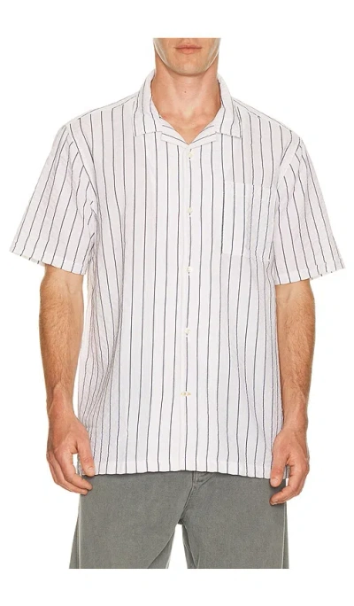 Barbour Park Seersucker Shirt In White