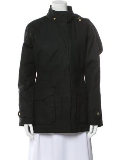 Pre-owned Barbour Parka In Black