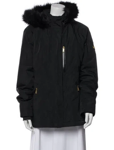 Pre-owned Barbour Parka In Black