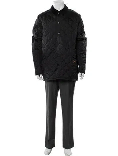 Pre-owned Barbour Parka In Black