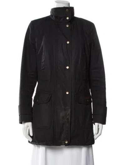 Pre-owned Barbour Parka In Black