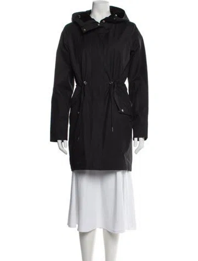 Pre-owned Barbour Parka In Black