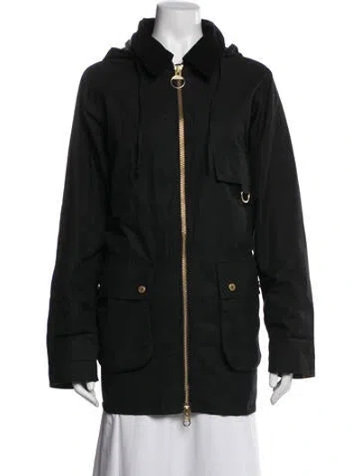 Pre-owned Barbour Parka In Black