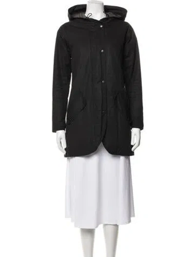 Pre-owned Barbour Parka In Black