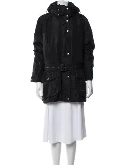 Pre-owned Barbour Parka In Black