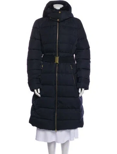 Pre-owned Barbour Parka In Blue