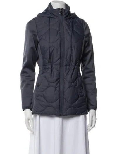 Pre-owned Barbour Parka In Blue