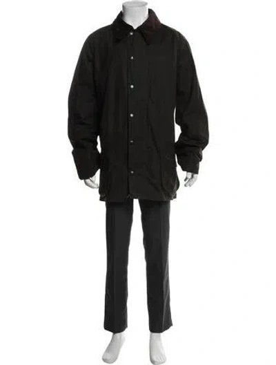 Pre-owned Barbour Parka In Blue
