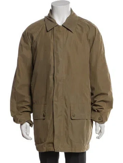 Pre-owned Barbour Parka In Brown