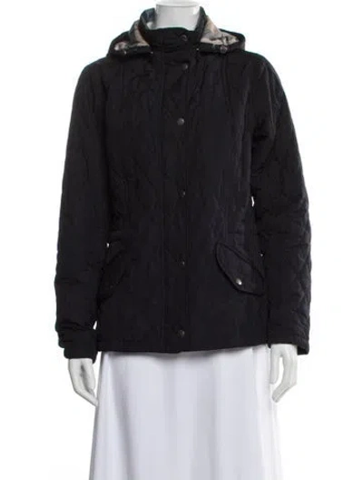 Pre-owned Barbour Parka In Gray