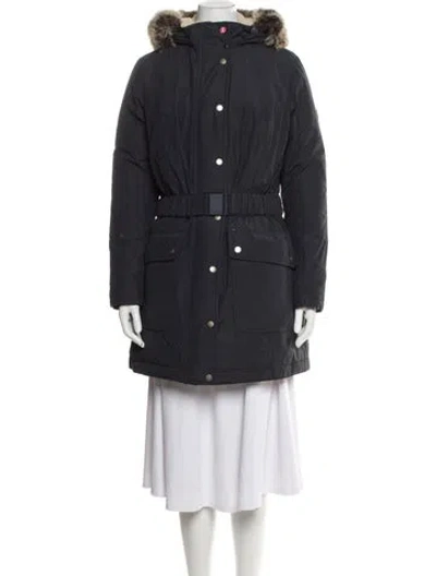 Pre-owned Barbour Parka In Gray