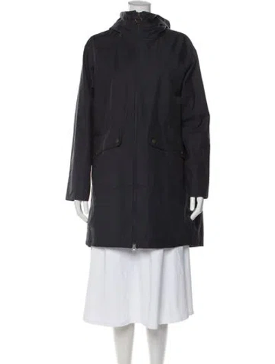 Pre-owned Barbour Parka In Gray