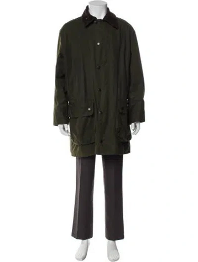 Pre-owned Barbour Parka In Green