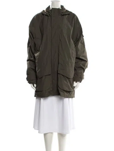 Pre-owned Barbour Parka In Green