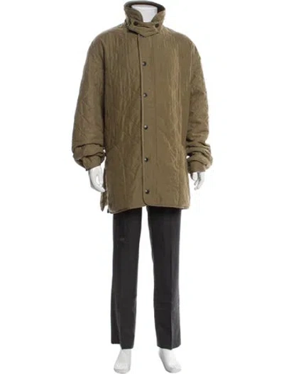 Pre-owned Barbour Parka In Green