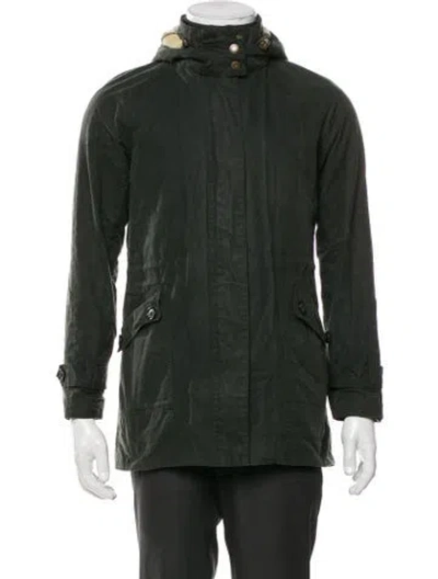 Pre-owned Barbour Parka In Green
