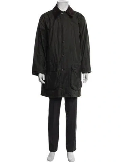 Pre-owned Barbour Parka In Green
