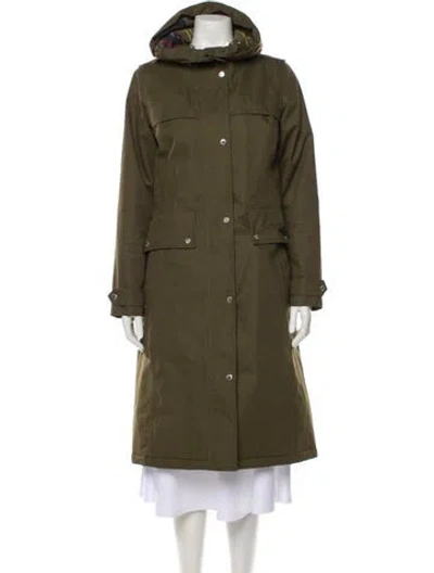 Pre-owned Barbour Parka In Green
