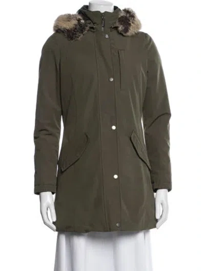 Pre-owned Barbour Parka In Green