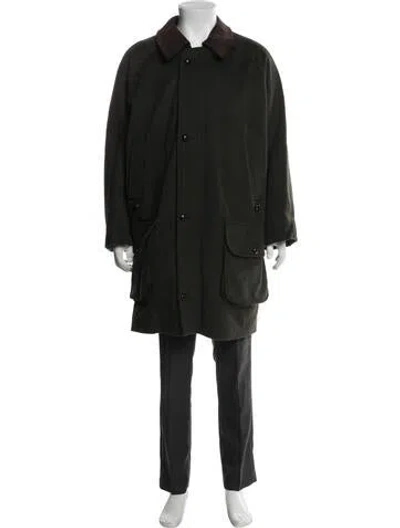 Pre-owned Barbour Parka In Green